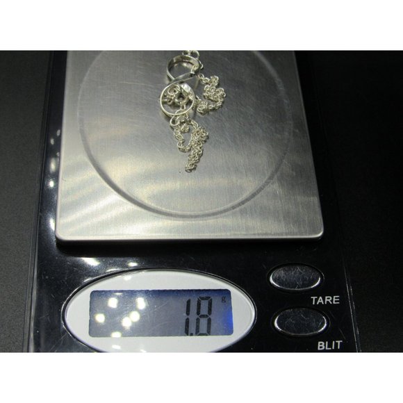 7" Sterling Silver Chain Infinity Symbol Bracelet Vintage Elegant Beautiful - Picture 6 of 6